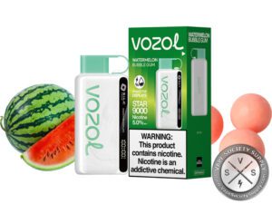 Vozol Star Disposable 9000 Puff Watermelon Bubblegum