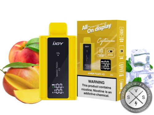 iJoy Captain Disposable 10000 Puffs Mango Peach ice