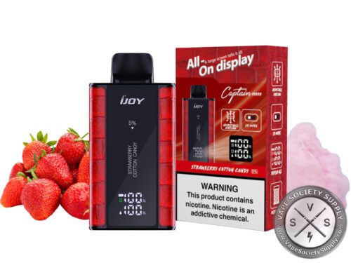 iJoy Captain Disposable 10000 Puffs Strawberry Cotton Candy