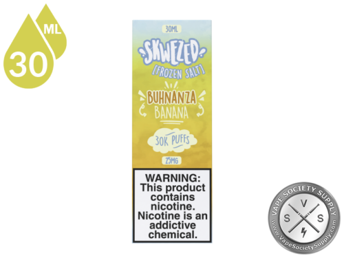 Banana Iced SKWEZED SALT 30ml
