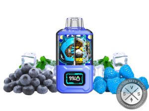 CRAZYACE B15000 Disposable Blueberry Raspberry Ice