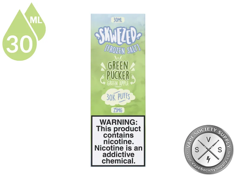 Green Apple Iced by Skwezed Salt 30ml box