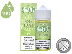 Green Apple by Skwezed 100ml bottle and box