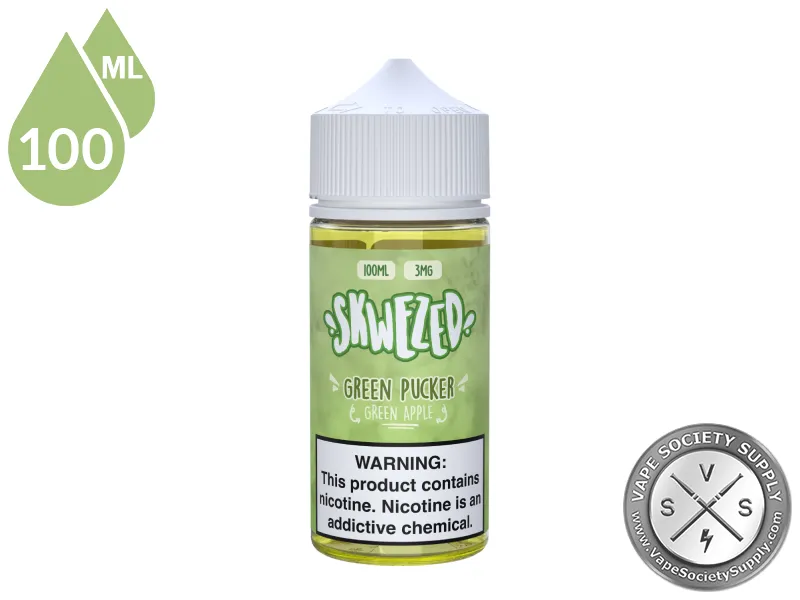 Green Apple by Skwezed 100ml bottle