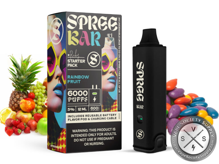 Spree Bar Starter Pack 6000 Puff ⋆ Vape Society Supply