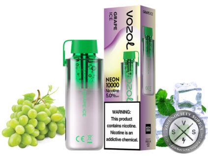 Vozol Neon 10000 Puff Disposable Grape Ice
