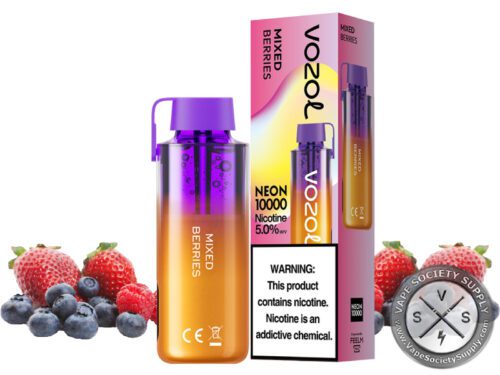 Vozol Neon 10000 Puff Disposable Mixed Berries
