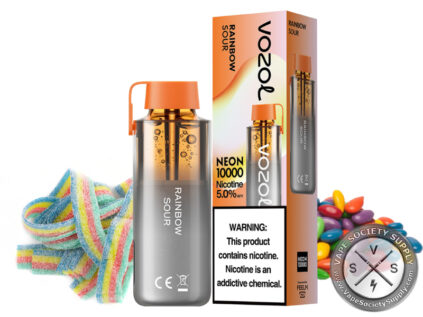 Vozol Neon 10000 Puff Disposable Rainbow Sour