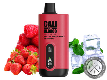 Cali UL8000 Disposable Frozen Strawberry Raspberry