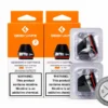 Geek Vape N Replacement Pods with 0.6Ω and 1.2Ω cartridge options for Aegis Nano 3 pod kit