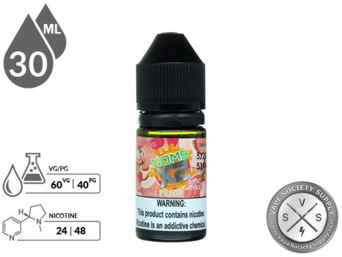 White Peach Raspberry NOMS X2 SALT 30ml