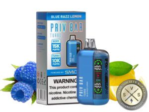 SMOK PRIV BAR TURBO Disposable 15000 Puffs Blue Raspberry Lemon