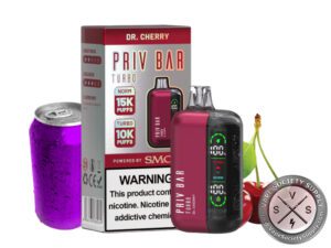 SMOK PRIV BAR TURBO Disposable 15000 Puffs Dr. Cherry