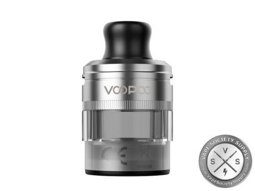 VooPoo PnP X Replacement Pod Tank Silver DTL