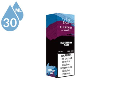 Blueberry GUm Al Fakher Nicotine Salt bottle box