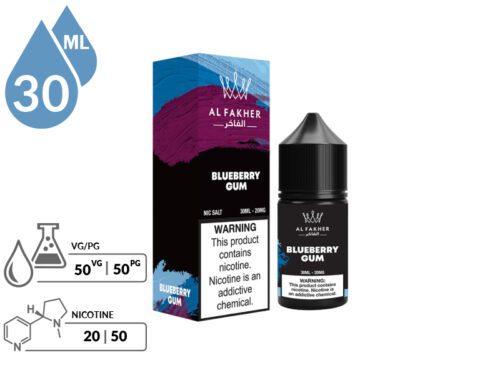 Blueberry Gum Al Fakher Nicotine Salt info