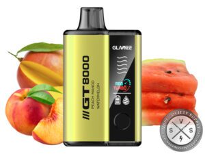 GLAMEE GT8000 Disposable Peach Mango Watermelon