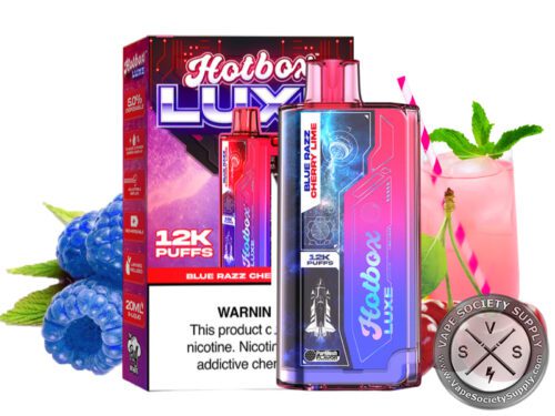 Hotbox LUXE 12K Puffs Disposable Blue Razz Cherry Lemoande