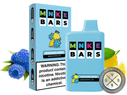 MNKE BARS DISPOSABLE 6500 PUFF Blue Razz Lemon