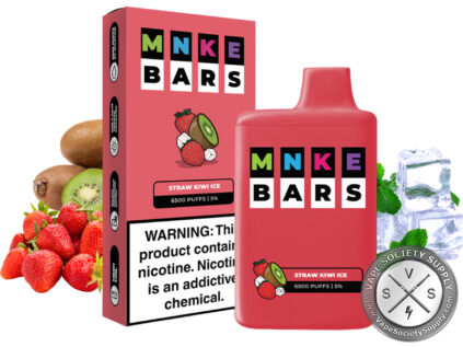 MNKE BARS DISPOSABLE 6500 PUFF Straw Kiwi Ice