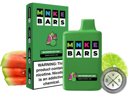 MNKE BARS DISPOSABLE 6500 PUFF Watermelon Lime