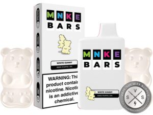 MNKE BARS DISPOSABLE 6500 PUFF White Gummy