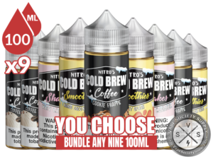 Nitro's Cold Brew E-Liquid Bundle 9 100ml (900ml)