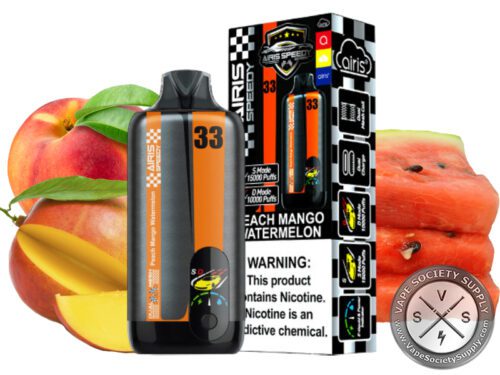 AIRIS SPEEDY 15000 Disposable Peach Mango Watermelon