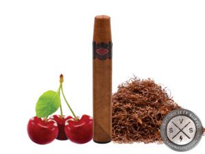 ELF ECigar 3000 Puff Disposable Cigar Device With Ash Simulated LED Tip - Pack of 3 Cherry Tobacco