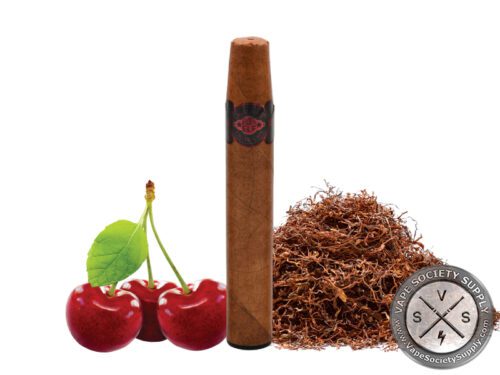 ELF ECigar 3000 Puff Disposable Cigar Device With Ash Simulated LED Tip - Pack of 3 Cherry Tobacco
