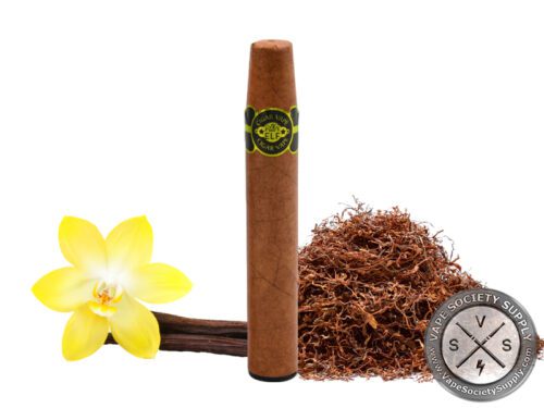 ELF ECigar 3000 Puff Disposable Cigar Device With Ash Simulated LED Tip - Pack of 3 Vanilla Tobacco
