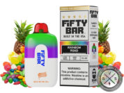 Fifty Bar Disposable 6500 Puff Rainbow Road