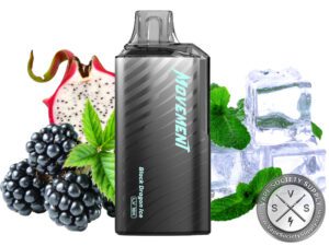 MOVEMENT LV 18k Puffs Powered By Lost Vape Disposable Black Dragon Ice