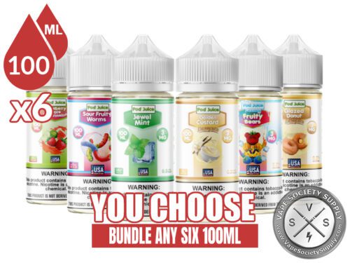 POD JUICE Bundle 6 100ml (600ml)