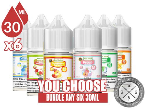 POD JUICE SALT Bundle 6 30ml (180ml)