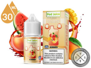 Peach Mango Watermelon POD JUICE SALT PJ5000 30ml