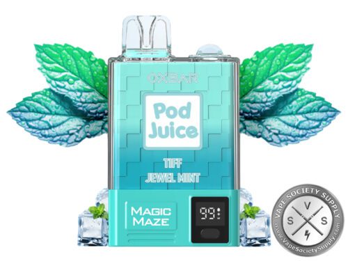 Pod Juice x OXBAR Magic Maze Disposable 10000 Puffs Tiff Jewel Mint