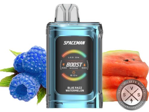 Spaceman Prism 20k Disposable Vape Blue Razz Watermelon