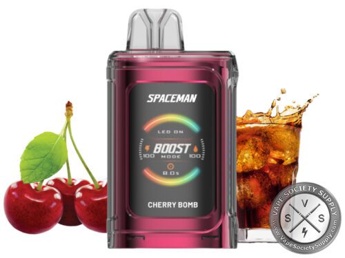 Spaceman Prism 20k Disposable Vape Cherry Bomb