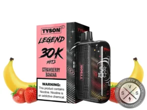 Tyson 2.0 Legend Disposable Vape _ 30K Puffs Strawberry Banana
