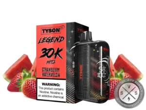 Tyson 2.0 Legend Disposable Vape _ 30K Puffs Strawberry Watermelon