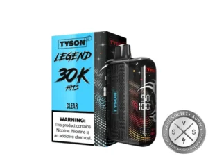Tyson 2.0 Legend Disposable Vape _ 30K Puffs clear