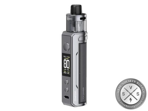 VooPoo Drag X2 Pod System Starter Kit Gray Metal
