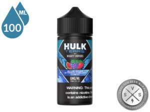 Blue Razz Straw Melon Chew – Hulk Tears bottle