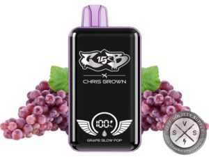 Chris Brown CB15K Puffs Disposable Grape Blow Pop