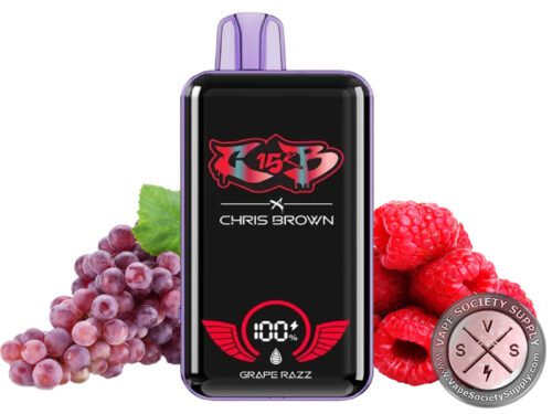 Chris Brown CB15K Puffs Disposable Grape Razz