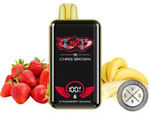 Chris Brown CB15K Puffs Disposable Strawberry Banana