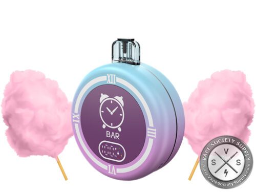 Clock Bar 15k Puffs Glow In The Dark Disposable Fairy Floss