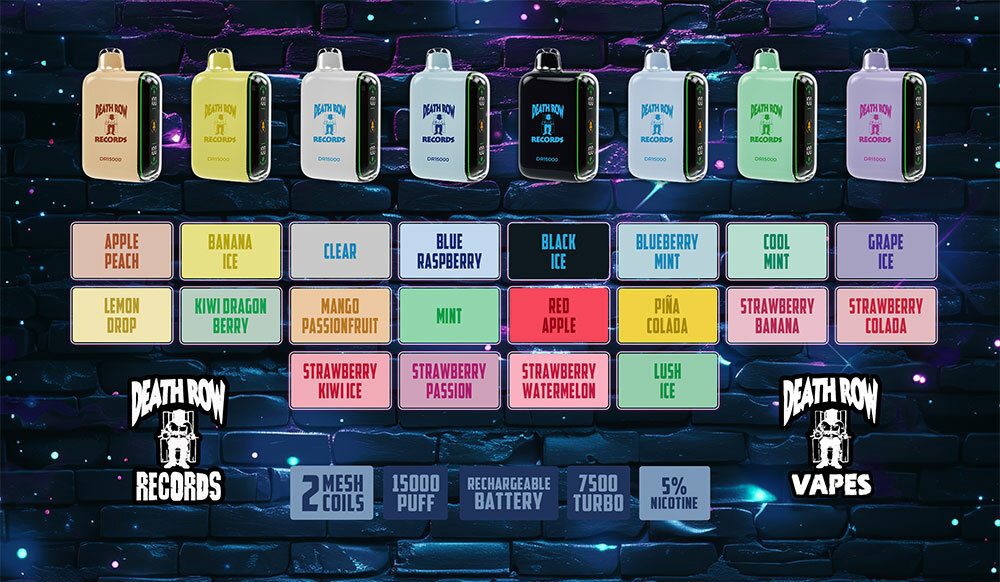 death row 15000 puffs disposable vape Death Row DR15K Disposable Vape ⋆ 15000 Puffs main image 0