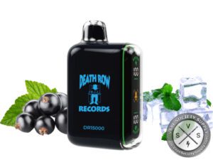 Death Row Records DR 15000 Puffs Disposable Black Ice